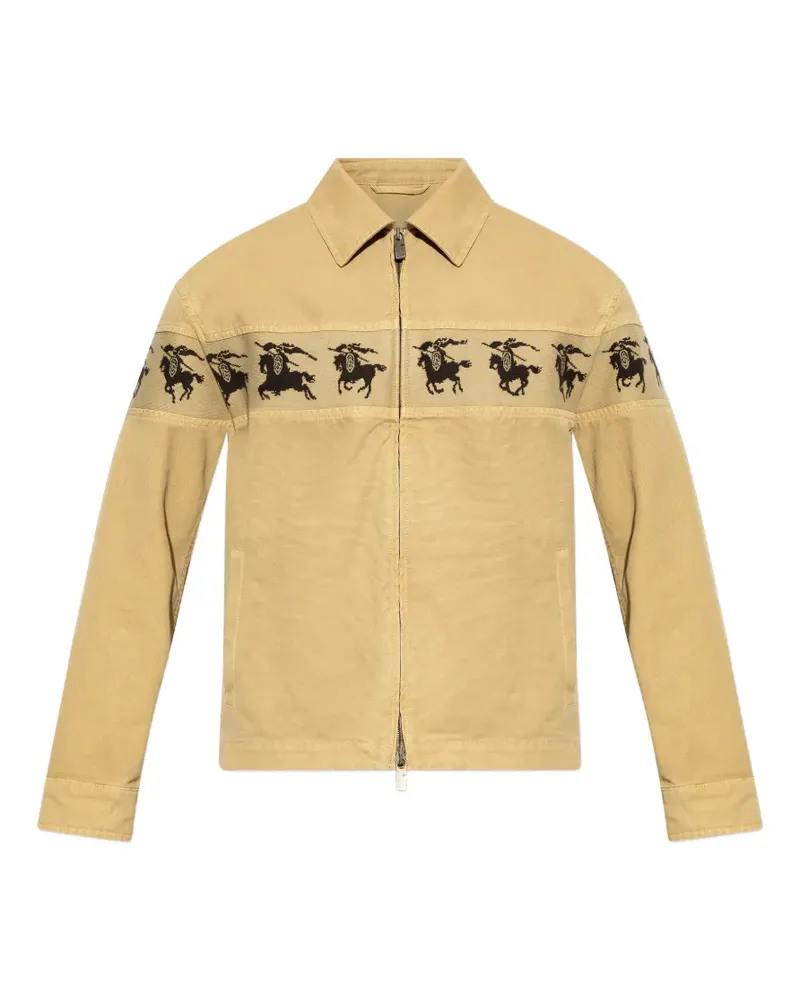 Burberry horse-graphic jacket - Nude Nude
