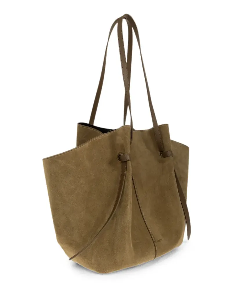 YUZEFI XL Mochi Tote Bag aus Wildleder - Braun Braun
