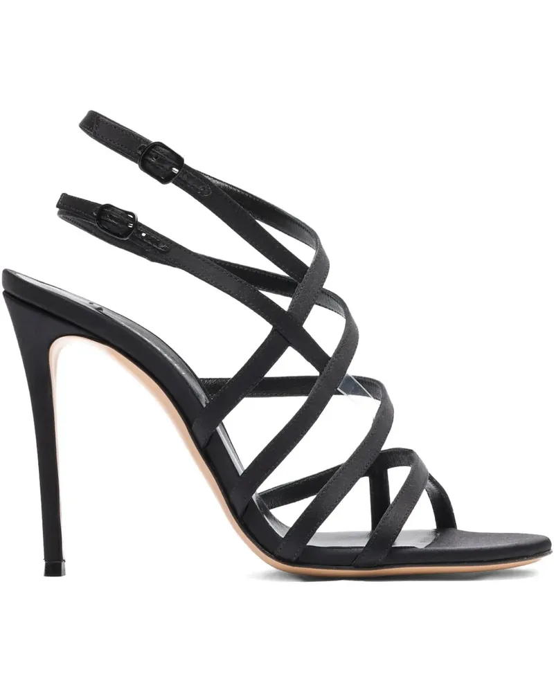 Casadei Sandalen mit Riemen 100mm - Schwarz Schwarz