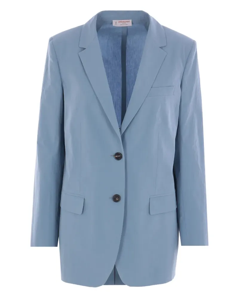 Alberto Biani Einreihiges Sakko - Blau Blau