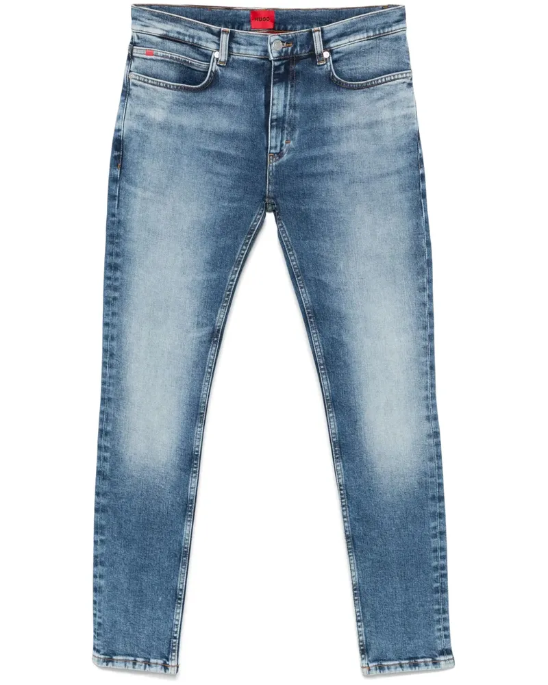 HUGO BOSS Schmale Jeans - Blau Blau