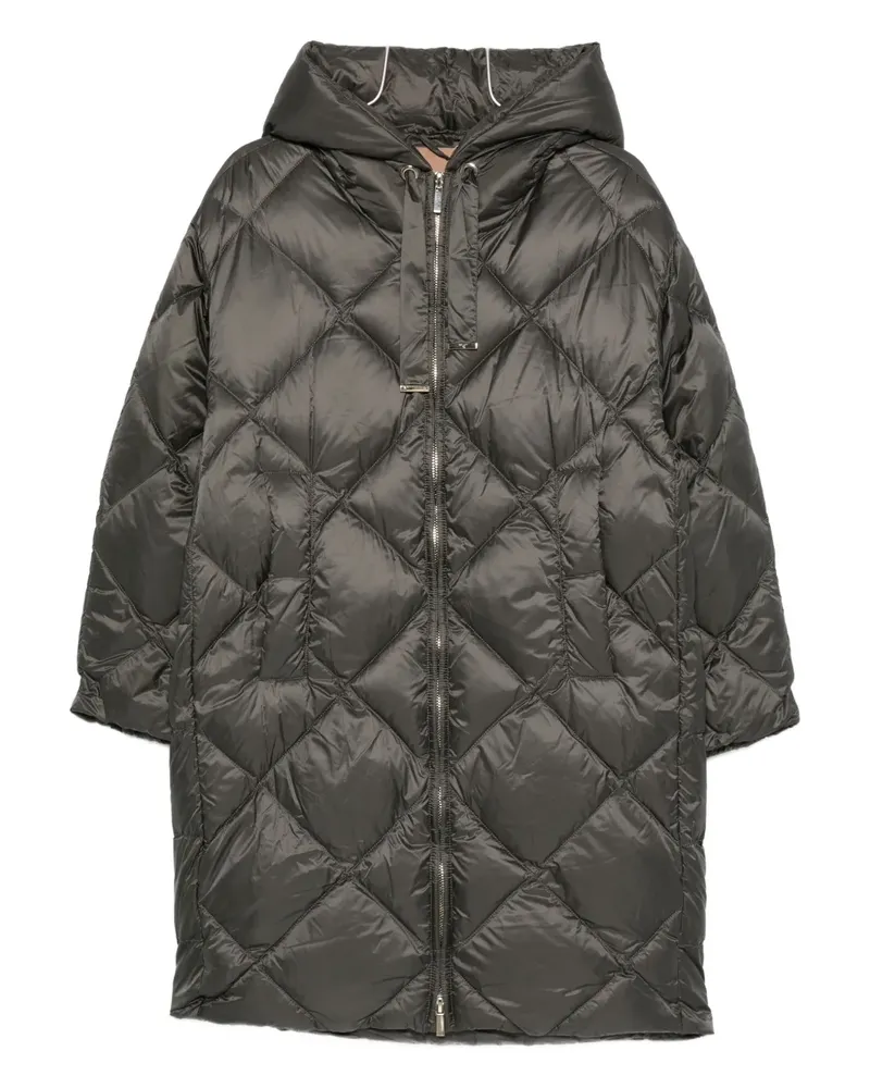 Max Mara hooded quilted coat - Schwarz Schwarz
