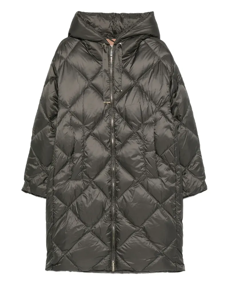 Max Mara hooded quilted coat - Schwarz Schwarz