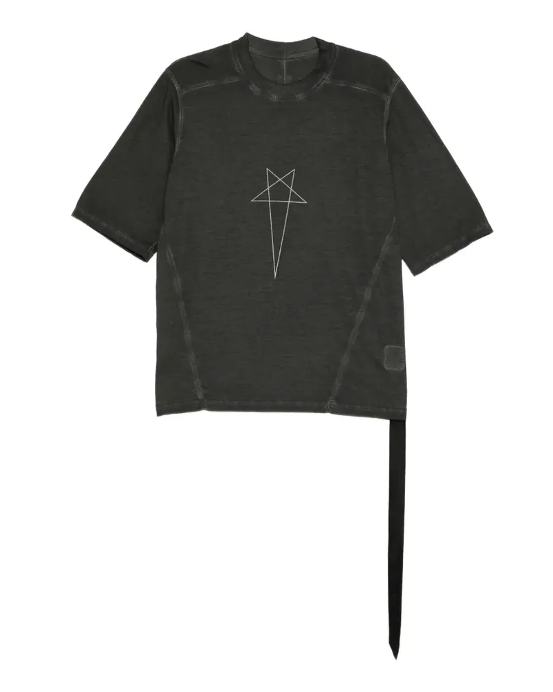DRKSHDW by Rick Owens small level tee - Schwarz Schwarz