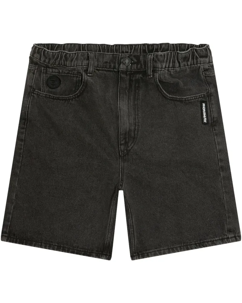 BAPE Shorts mit Logo-Patch - Schwarz Schwarz