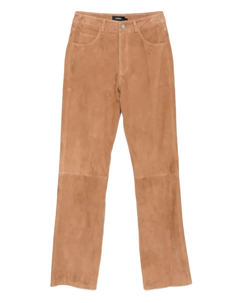 Arma Wildlederhose mit Taschen - Braun Braun