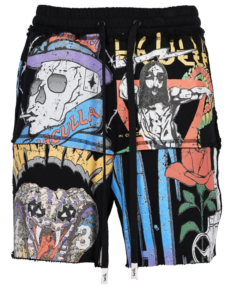 Haculla Crown Royale Shorts - Schwarz Schwarz