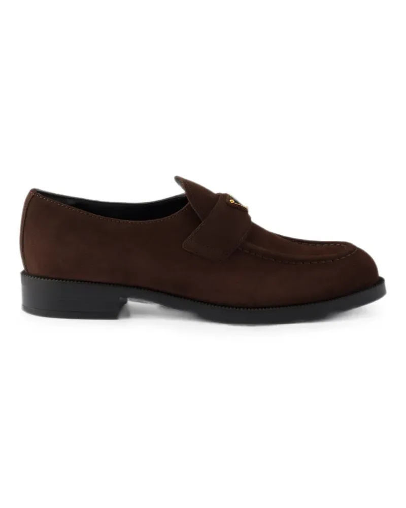 Prada suede loafers - Braun Braun