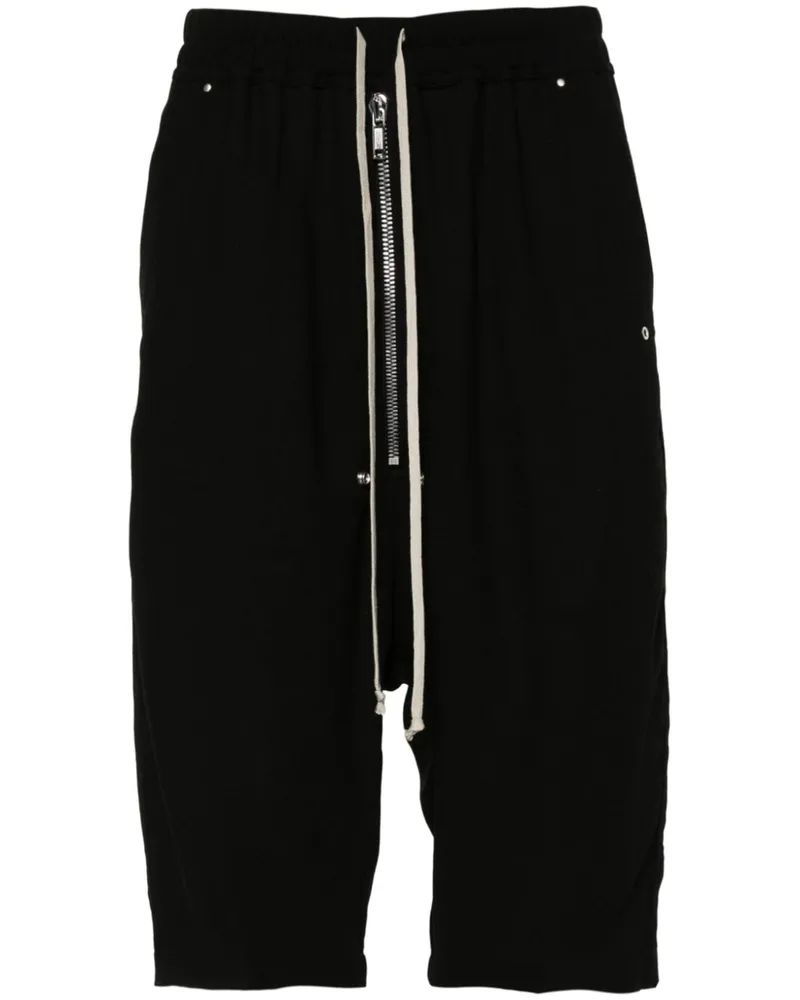 Rick Owens Bela Pods Baggy-Shorts - Schwarz Schwarz