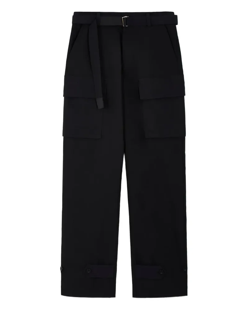 Sacai Hose mit Seitentaschen - Schwarz Schwarz