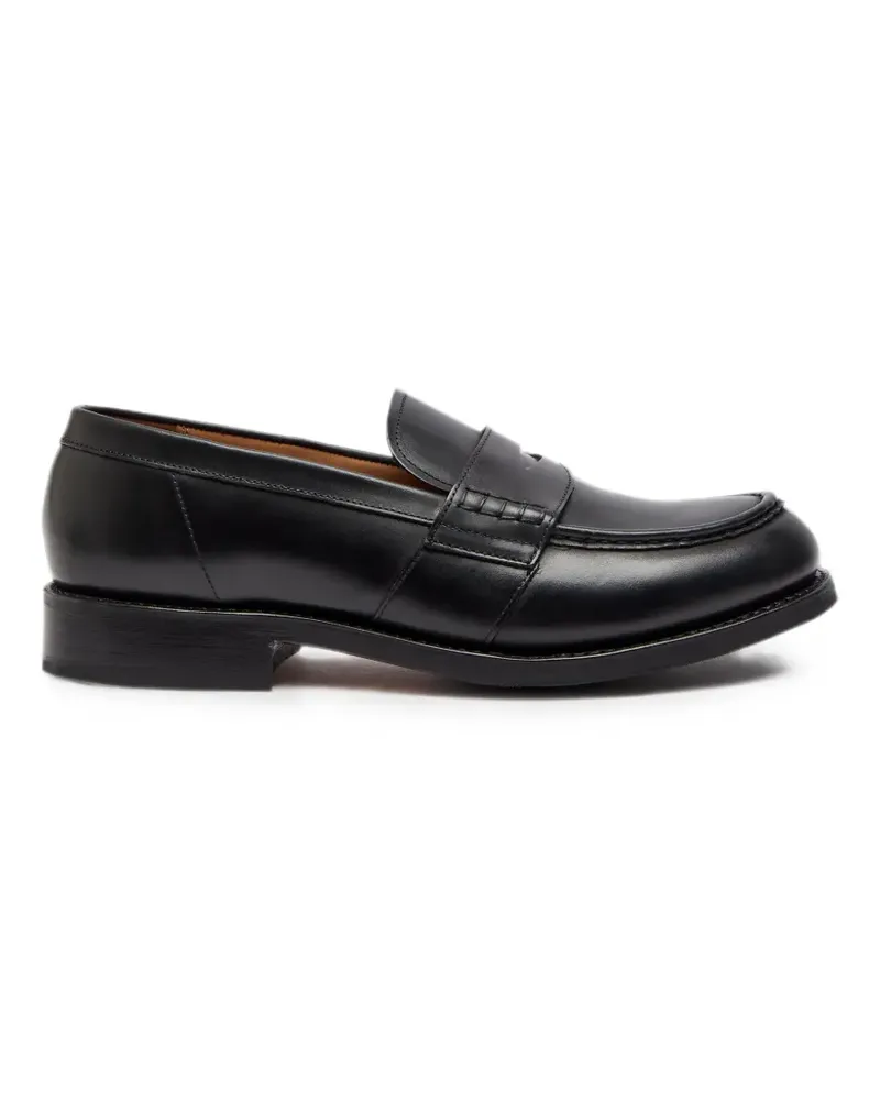 Grenson  Nate leather penny loafers - Schwarz Schwarz