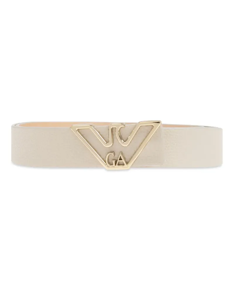 Emporio Armani Gürtel mit Logo-Schnalle - Nude Nude
