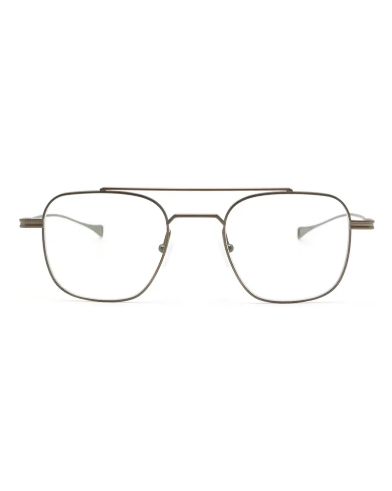 DITA Matte Pilotenbrille - Gold Gold