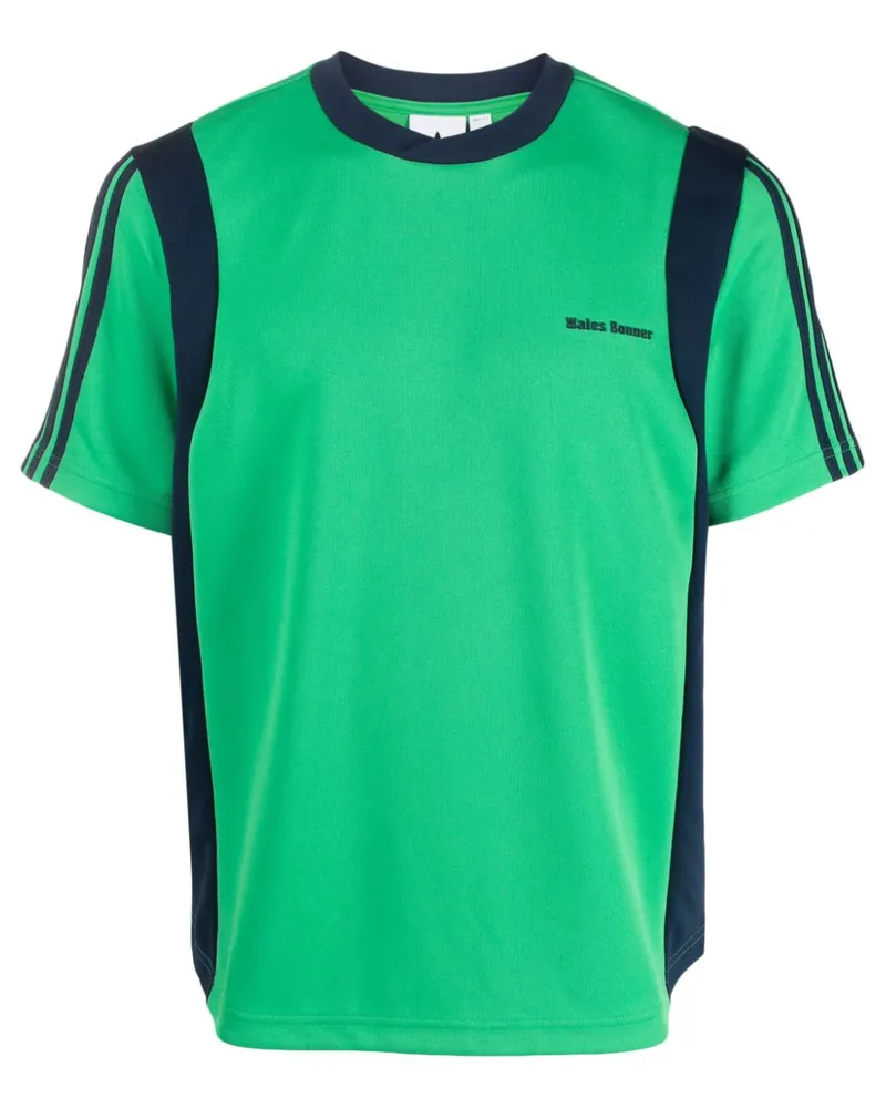 adidas x Wales Bonner T-Shirt mit Rundhalsausschnitt - Grün Grün