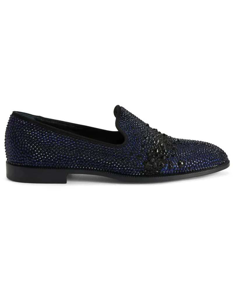 Giuseppe Zanotti Marthinique Loafer mit Kristallen - Blau Blau