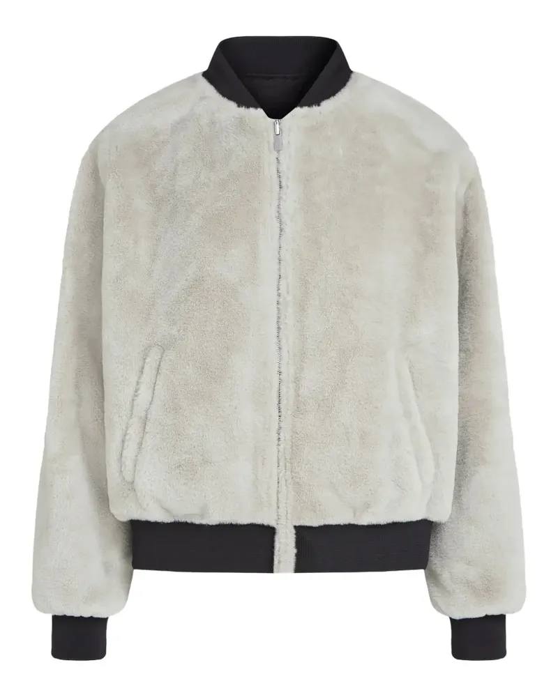 Karl Lagerfeld Wendbare Faux-Fur-Jacke - Nude Nude
