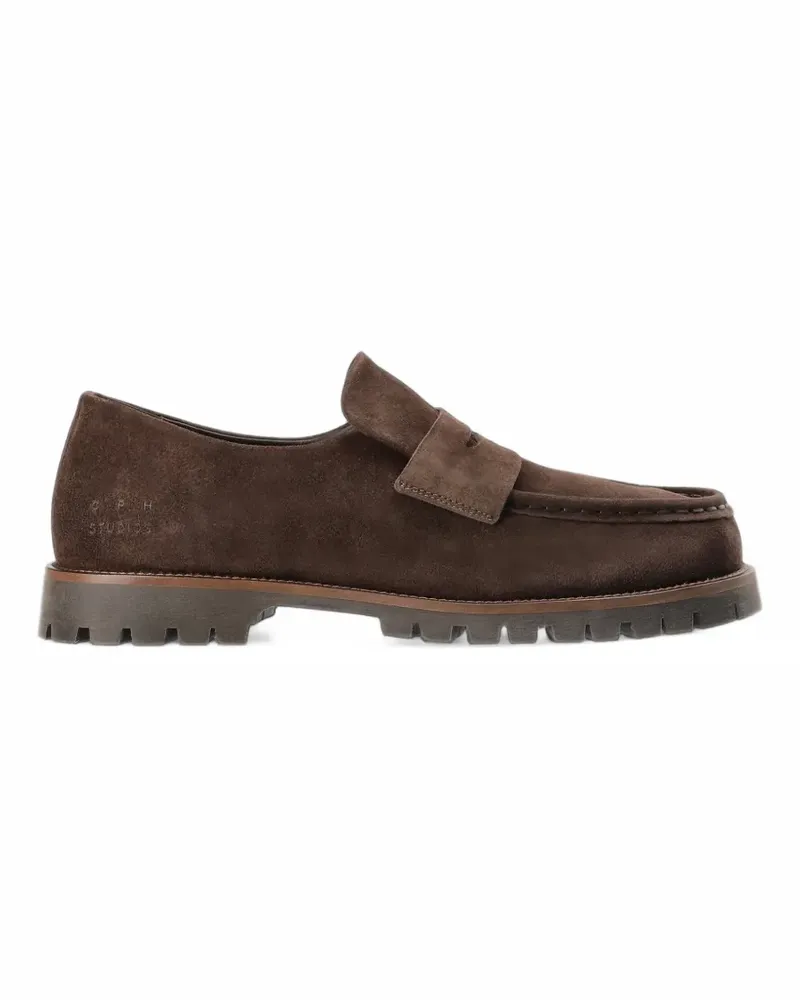 Copenhagen suede penny loafers - Braun Braun