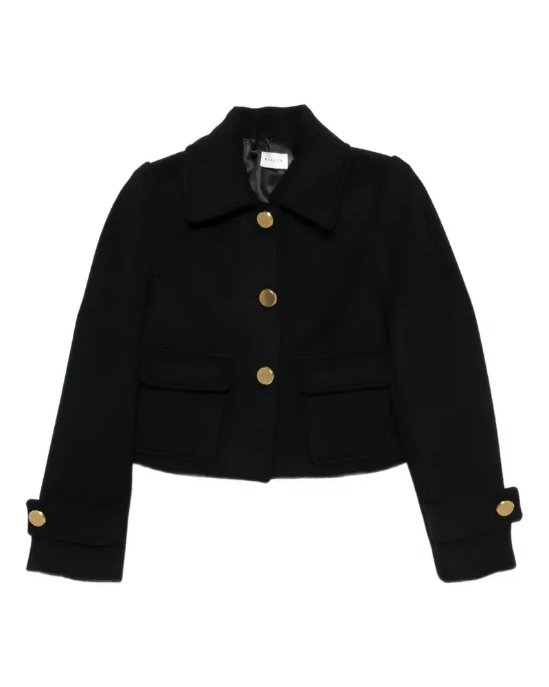 P.A.R.O.S.H. P.A.R.O H. button-up cropped jacket - Schwarz Schwarz
