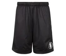 Feedback Soccer Shorts mit Print - Schwarz