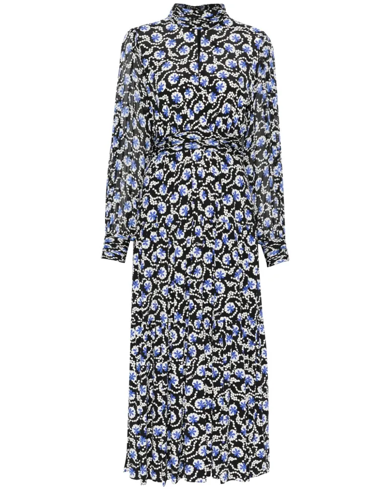 Diane von Furstenberg Sai Maxikleid - Schwarz Schwarz