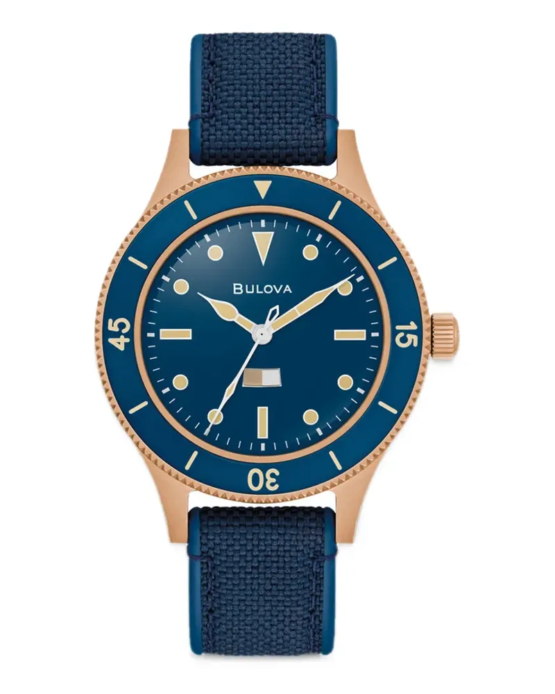 BULOVA Mil-Ships Armbanduhr 41mm - Blau Blau