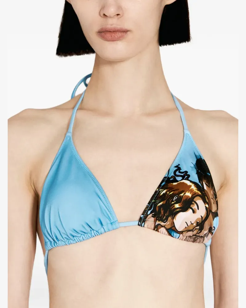 VETEMENTS Anime Bikinioberteil - Blau Blau