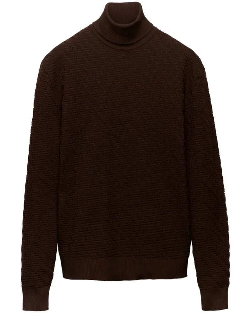 Prada Pullover mit Rollkragen - Braun Braun