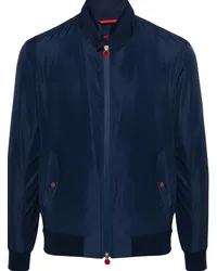 Kiton Leichte Jacke mit Reißverschluss Blau