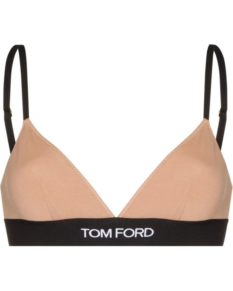 Tom Ford Bikinioberteil mit Logo - Rosa Rosa