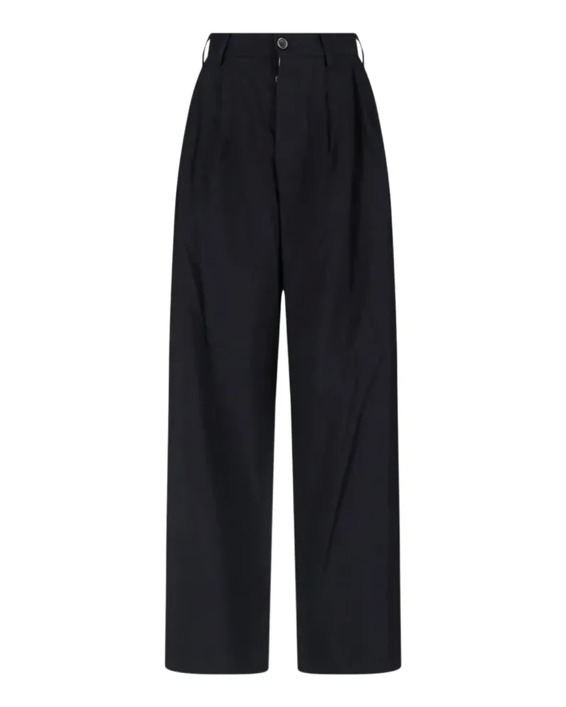 Uma Wang pleated trousers - Schwarz Schwarz