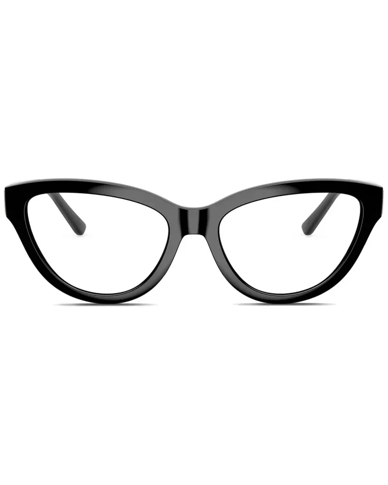 Vogue Brille mit Cat-Eye-Gestell - Schwarz Schwarz