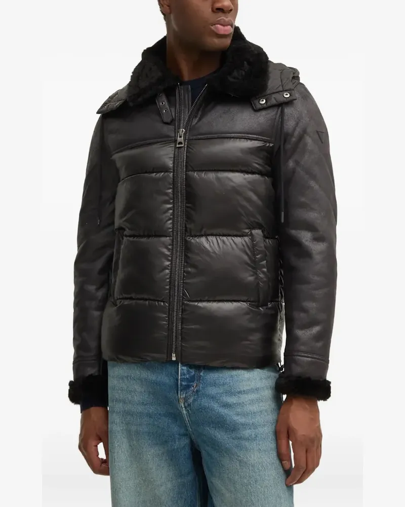 Guess Gesteppte Jacke - Schwarz Schwarz