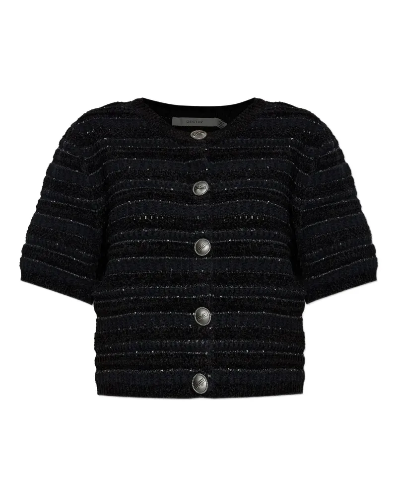 Gestuz Gacailie Cardigan - Schwarz Schwarz