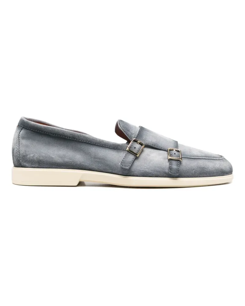 Santoni double-strap monk shoes - Blau Blau