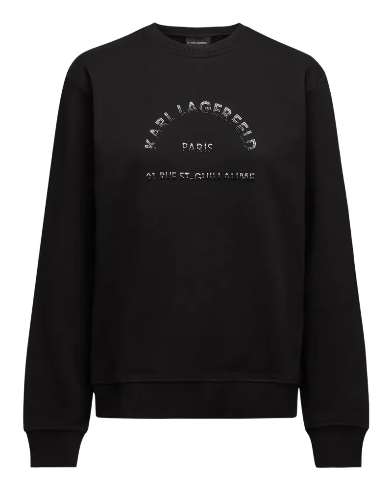 Karl Lagerfeld Rue St-Guillaume Sweatshirt - Schwarz Schwarz