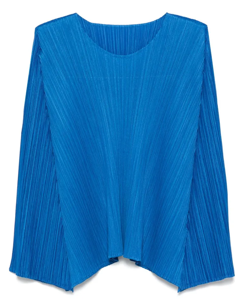 Issey Miyake MC October Oberteil - Blau Blau
