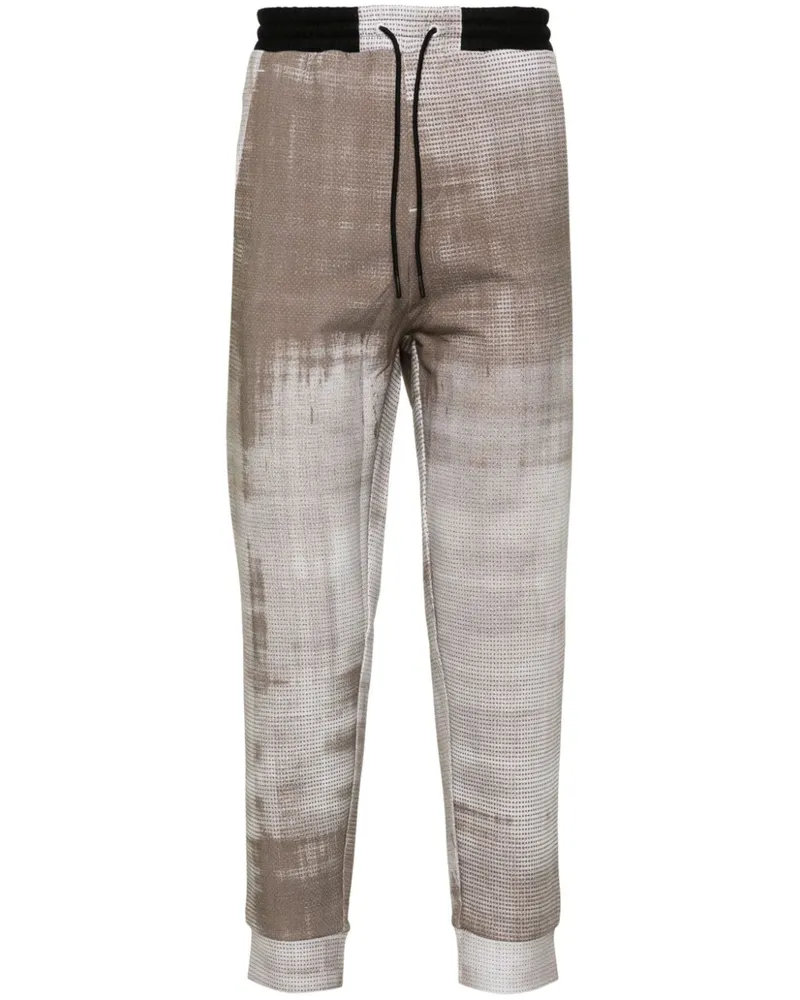 HUGO BOSS Jogginghose mit abstraktem Muster - Nude Nude