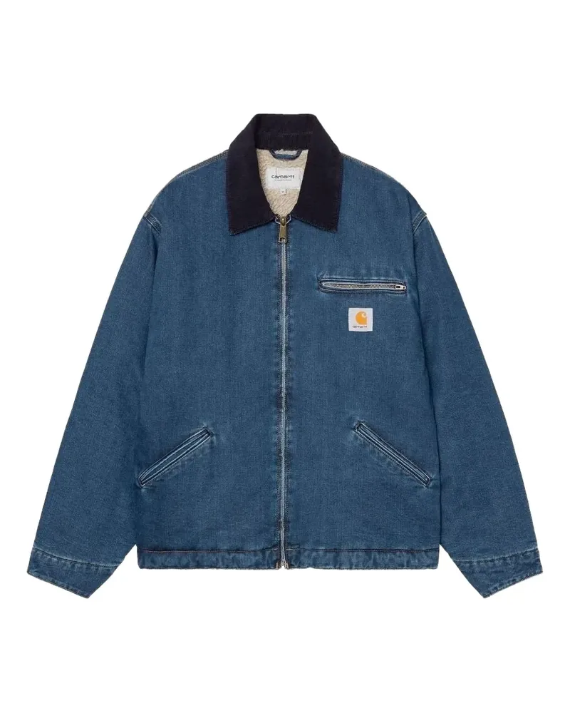 Carhartt WIP OG Detroit Jeansjacke mit Cordkragen - Blau Blau