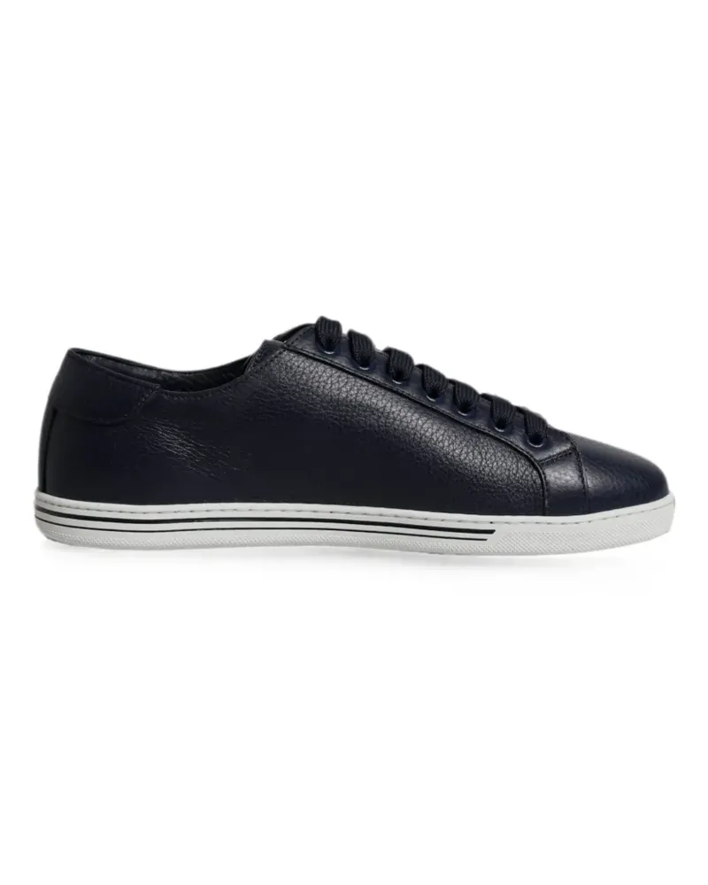 Dolce & Gabbana Sneakers aus Leder - Schwarz Schwarz