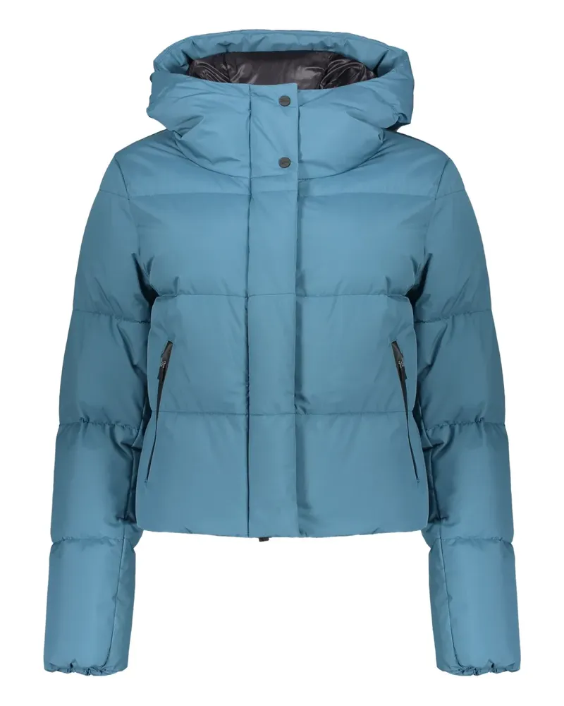 Herno Gefütterte Kapuzenjacke - Blau Blau