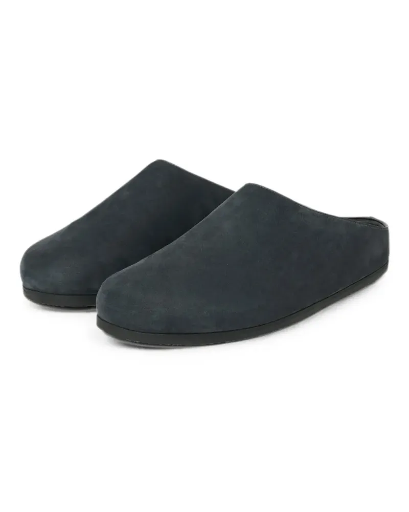 Studio Nicholson Wearing leather clogs - Blau Blau