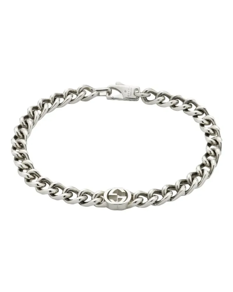 Gucci Interlocking-G curb-chain bracelet - Silber Silber