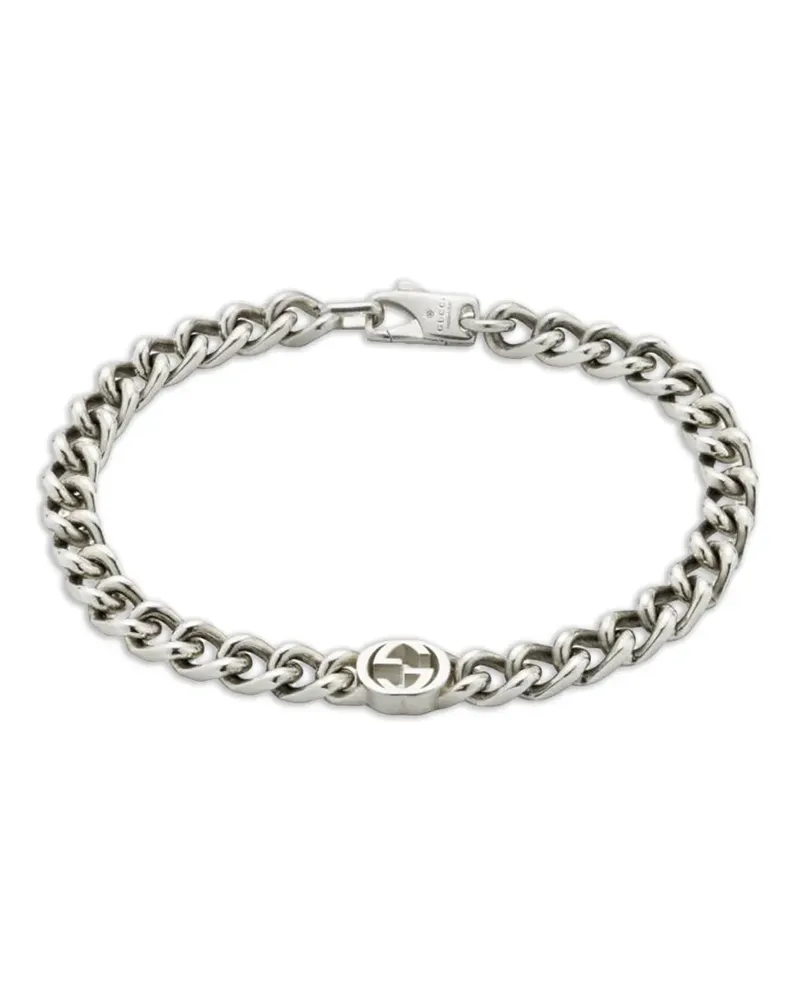 Gucci Interlocking-G curb-chain bracelet - Silber Silber