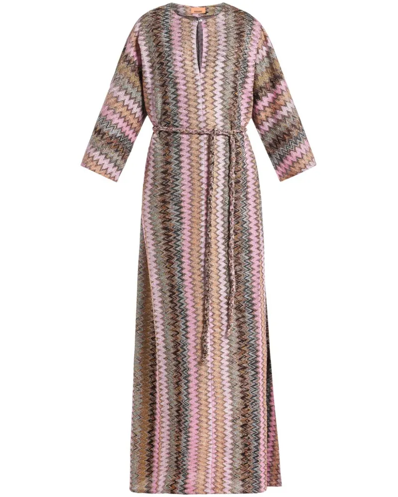 Missoni Kleid mit Zickzackmuster - Rosa Rosa