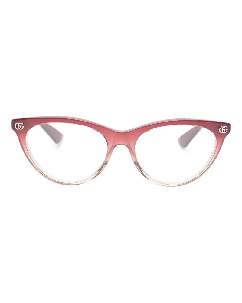 Gucci Double G cat-eye glasses - Rosa Rosa