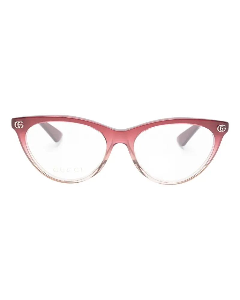 Gucci Double G cat-eye glasses - Rosa Rosa