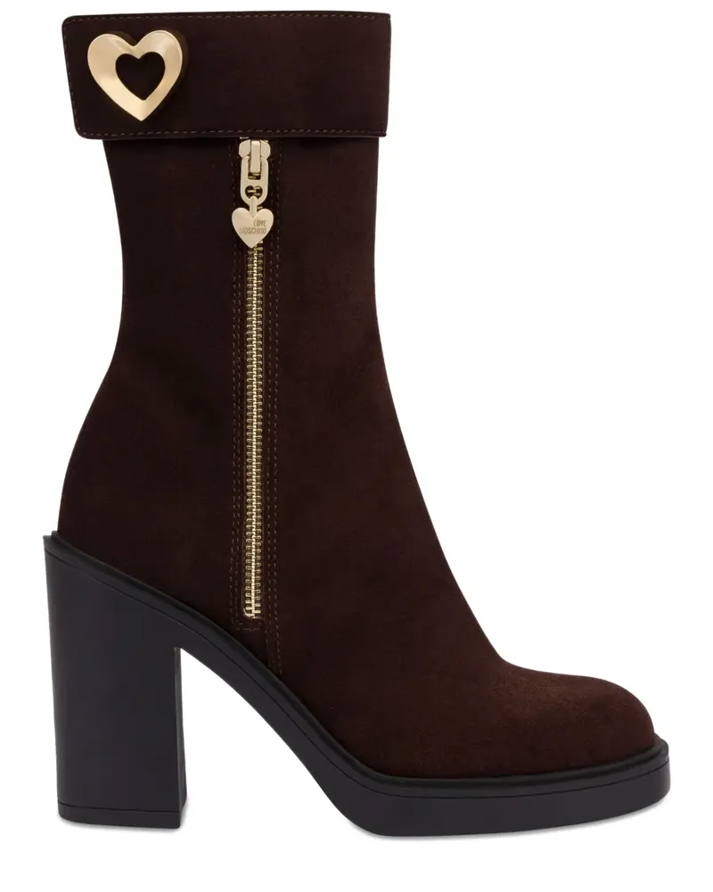 Moschino Stiefel mit Absatz - Braun Braun