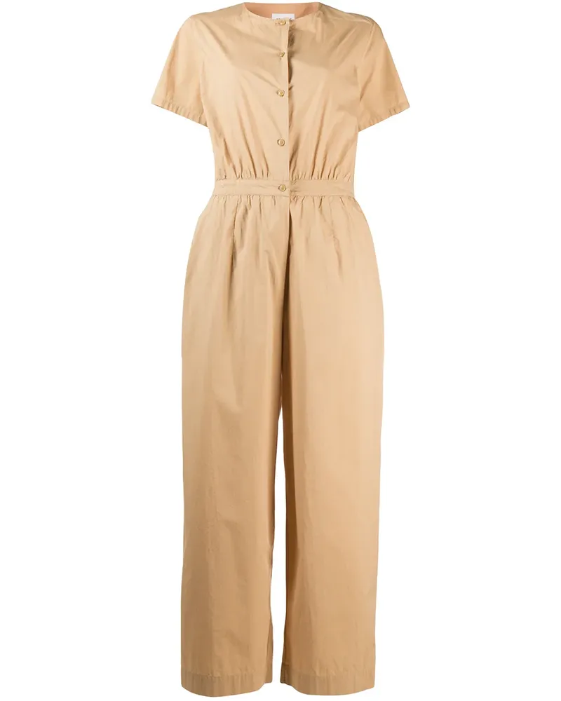Woolrich Jumpsuit mit kurzen Ärmeln - Nude Nude
