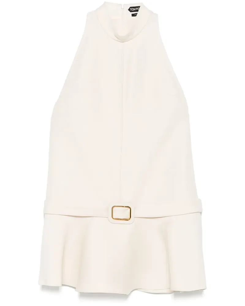 Tom Ford Ausgestelltes Minikleid mit Schnallendetail - Nude Nude