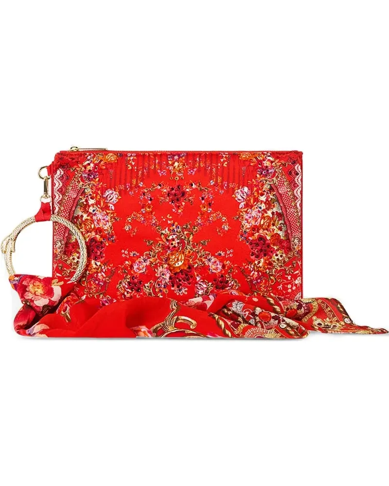 Camilla ring scarf clutch - Rot Rot